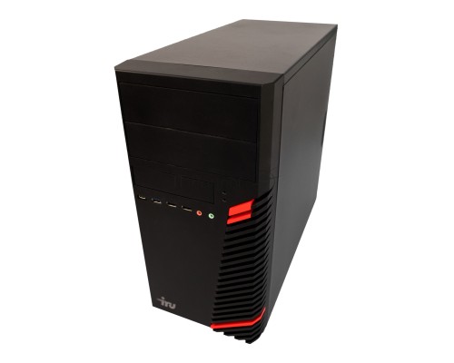 Компьютер IRU Home 310H6SM MT PG G7400 (3.7) 8Gb SSD256Gb UHDG 710 Free DOS GbitEth 400W черный (1900970)