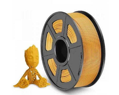 [Совместимые картриджи] Филамент NVPRINT PLA+  Gold для 3D печати диаметр 1.75мм  длина 330 метров  масса 1 кг