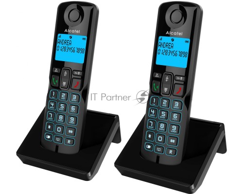 Радиотелефон ALCATEL S250 DUO RU BLACK [ATL1426120]