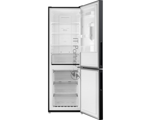 Холодильник Weissgauff WRK 1850 D Full NoFrost Inverter Black Glass 2-хкамерн. черное стекло инвертер Холодильник Weissgauff WRK 1850 D Full NoFrost Inverter Black Glass 2-хкамерн. черное стекло инвертер
