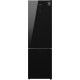 Холодильник Weissgauff WRK 1850 D Full NoFrost Inverter Black Glass 2-хкамерн. черное стекло инвертер