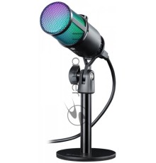 Игровой стрим микрофон Defender Glow GMC 400 USB, провод 1.3 м (64640)