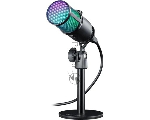 Игровой стрим микрофон Defender Glow GMC 400 USB, провод 1.3 м (64640)