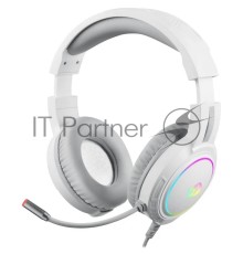 Игровая гарнитура Defender Mento RGB, 3.5мм, белые Redragon (70708)