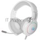 Игровая гарнитура Defender Mento RGB, 3.5мм, белые Redragon (70708)