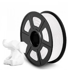 Филамент NVPRINT PLA+ White для 3D печати диаметр 1.75мм  длина 330 метров  масса 1 кг
