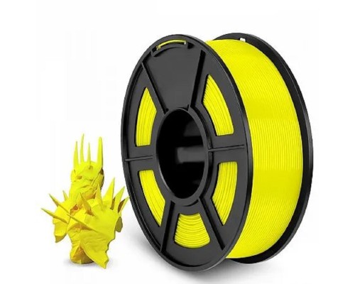 [Совместимые картриджи] Филамент NVPRINT PLA+ Yellow для 3D печати диаметр 1.75мм  длина 330 метров  масса 1 кг