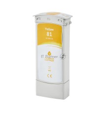 Струйный картридж Sakura C4933A (№81 Yellow) для HP, желтый, 750 мл.