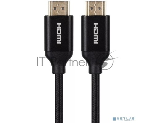 Кабель HDMI 19M/M ver 2.0, 1М,  iOpen (light) <ACG520BM-1.0>