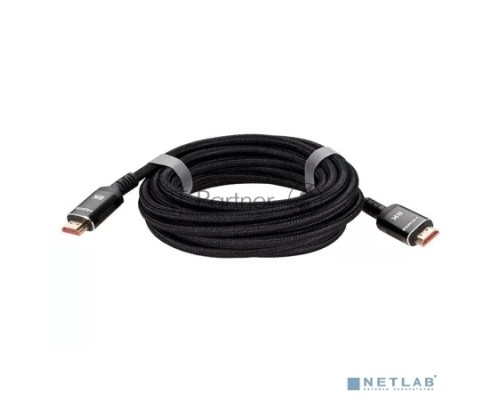 Кабель HDMI 19M/M,ver. 2.1 8KX60Hz (Econom) оплетка 5m iOpen <ACG859B-5.0>
