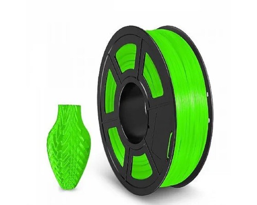 [Совместимые картриджи] Филамент NVPRINT TPU Trans. Green для 3D печати диаметр 1.75мм  длина 165 метров  масса 0,5 кг