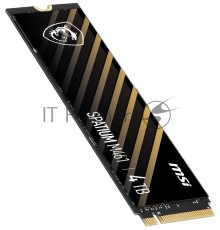 Накопитель SSD MSI 4TB 3D M461 M.2(22x80mm), NVMe, PCIe 4.0 x4, 3D QLC, R/W 5000/4200, IOPs 600 000/850 000, TBW 900, DWPD 0.12