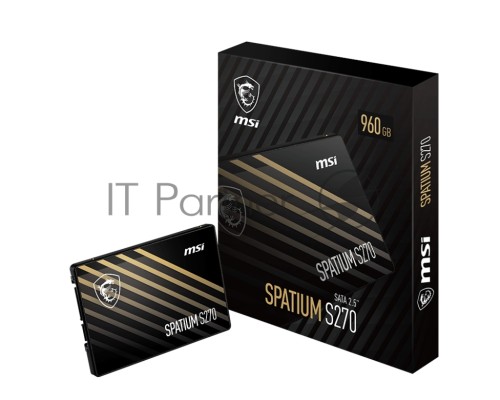 Накопитель SSD MSI Spatium S270 960ГБ, 2.5