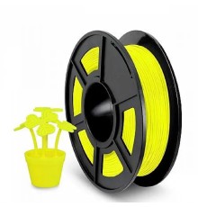 Филамент NVPRINT TPU Yellow для 3D печати диаметр 1.75мм  длина 165 метров  масса 0,5 кг