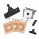 Пылесос Vitek VT-1825 (MC) черный/красный, 350/1800 Вт, уборка сухая, пылесборник мешок 2.5 л