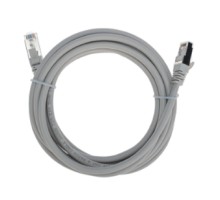 Rexant (02-0390-3) Патч-корд S/FTP, CAT 6A (10G), RJ45-RJ45, 28AWG, LSZH, серый, 3м