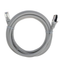 Rexant (02-0390-3) Патч-корд S/FTP, CAT 6A (10G), RJ45-RJ45, 28AWG, LSZH, серый, 3м