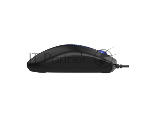 Мышь проводная A4Tech N-530S черный, 1200 dpi, USB, кнопки - 3