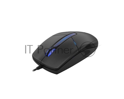 Мышь проводная A4Tech N-530S черный, 1200 dpi, USB, кнопки - 3