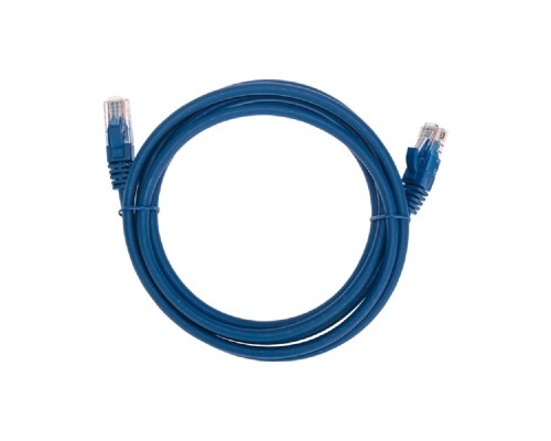 [Патч-корды (сетевые, телефонные)] Rexant (02-0294-2) Патч-корд U/UTP, CAT 6, RJ45-RJ45, 26AWG, LSZH, синий, 2м