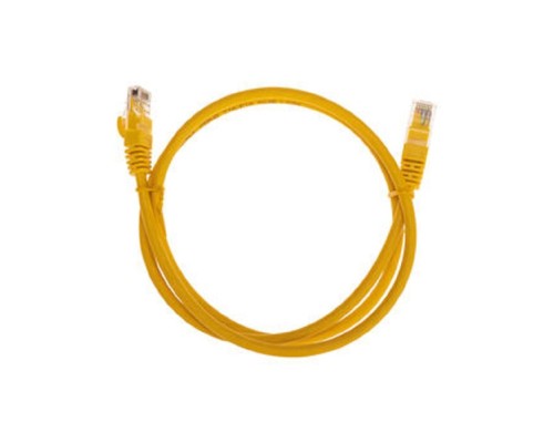 [Патч-корды (сетевые, телефонные)] Rexant (02-0295-1) Патч-корд U/UTP, CAT 6, RJ45-RJ45, 26AWG, LSZH, желтый, 1м