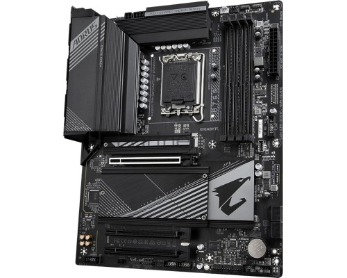 Материнская плата GIGABYTE B760 AORUS ELITE AX DDR4, LGA 1700, Intel B760, 4xDDR4, 4xSATA, 2xM.2, 1xPCI-E 5.0 x16, 1xPCI-E 4.0 x16, 3xUSB-A 3.2 Gen 2, 1xUSB-C 3.2 Gen 2, 1x 2.5Gb LAN, 3x3.5 мм, 7.1, ATX