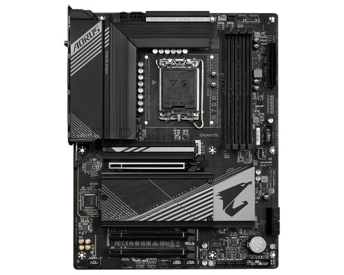 Материнская плата GIGABYTE B760 AORUS ELITE AX DDR4, LGA 1700, Intel B760, 4xDDR4, 4xSATA, 2xM.2, 1xPCI-E 5.0 x16, 1xPCI-E 4.0 x16, 3xUSB-A 3.2 Gen 2, 1xUSB-C 3.2 Gen 2, 1x 2.5Gb LAN, 3x3.5 мм, 7.1, ATX