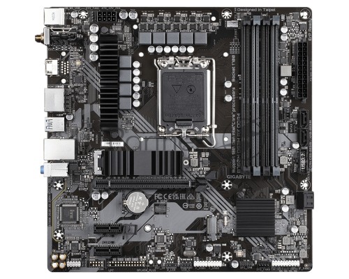Материнская плата GIGABYTE B760 DS3H AX, LGA 1700, Intel B760, 4xDDR5, 4xSATA, 2xM.2, 1xPCI-E 4.0 x16, 4xPCI-E 3.0 x1, 1xHDMI, 1xDP, 1x 1Gb LAN, 4xUSB-A 2.0, 1xUSB-A 3.2 Gen 2, 1xUSB-C 3.2 Gen 2, 3x3.5 мм, 7.1, ATX