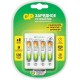 Зарядное устройство GP Rechargeable Е411/100AAAHCCS-2CR1 AA/AAA NiMH 1000mAh (4шт) блистер