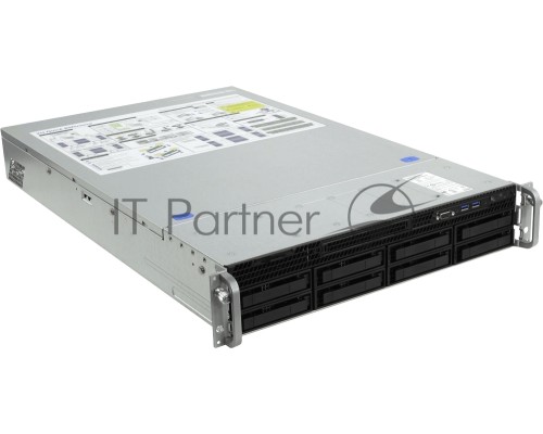 Сервер YADRO Экспресс Виртуализация 2х6248R (3.0GHz 24C 35.75MB 205W)/4x64GB 2933MHz/RAID 1GB/8xLFF/2х480GB SATA SSD/4x10Gb,2xSFP+ Trans/2x10Gb RJ45/2x1Gb/2x16Gb FC/2x1300W/Rails/3Y 9x5