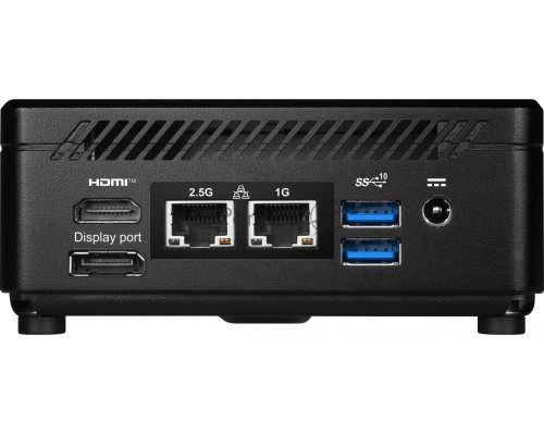 Неттоп MSI Cubi 5 12M-014XRU i5 1235U (1.3) 16Gb SSD512Gb Iris Xe noOS 2xGbitEth WiFi BT 65W черный (9S6-B0A811-222)
