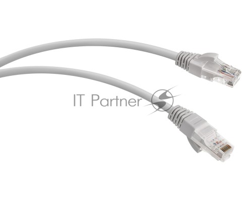 Патч-корд WRline WR-PC-RJ45-UTP-5E-0.5-GY UTP RJ-45 вил.-вилка RJ-45 кат.5E 0.5м серый LSZH