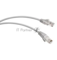 Патч-корд WRline WR-PC-RJ45-UTP-5E-1.5-GY UTP RJ-45 вил.-вилка RJ-45 кат.5E 1.5м серый LSZH (уп.:1шт)