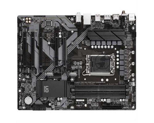Материнская плата Gigabyte B760 DS3H, LGA 1700, Intel B760, 4xDDR5, 4xSATA, 2xM.2, 1xPCI-E 4.0 x16, 4xPCI-E 3.0 x1, 1xHDMI, 1xDP, 1x 1Gb LAN, 1xUSB 3.2 Gen 2, 1xUSB 3.2 Gen 2x2, 4xUSB 2.0, 3x3.5 мм, 7.1, ATX