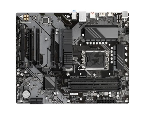Материнская плата Gigabyte B760 DS3H, LGA 1700, Intel B760, 4xDDR5, 4xSATA, 2xM.2, 1xPCI-E 4.0 x16, 4xPCI-E 3.0 x1, 1xHDMI, 1xDP, 1x 1Gb LAN, 1xUSB 3.2 Gen 2, 1xUSB 3.2 Gen 2x2, 4xUSB 2.0, 3x3.5 мм, 7.1, ATX