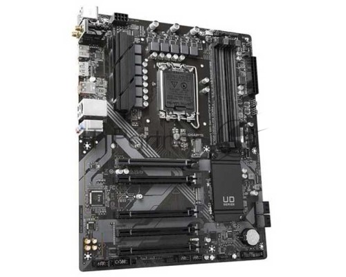 Материнская плата Gigabyte B760 DS3H, LGA 1700, Intel B760, 4xDDR5, 4xSATA, 2xM.2, 1xPCI-E 4.0 x16, 4xPCI-E 3.0 x1, 1xHDMI, 1xDP, 1x 1Gb LAN, 1xUSB 3.2 Gen 2, 1xUSB 3.2 Gen 2x2, 4xUSB 2.0, 3x3.5 мм, 7.1, ATX