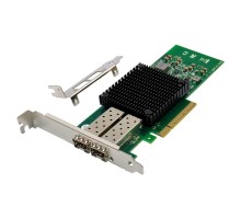 ORIENT XWT-MCX3PE8 2SFP+, Сетевая карта PCI-Ex8 v3.0 2xSFP+ 10Gbps Server NIC, Mellanox ConnectX-3 chipset, 10/1 Гбит/с, 2 планки крепления в комплекте (33296)
