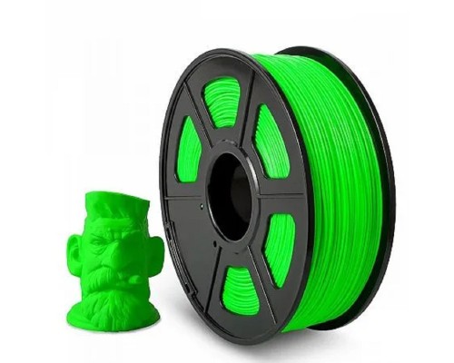 [Совместимые картриджи] Филамент NVPRINT ABS Green для 3D печати диаметр 1.75мм  длина 330 метров  масса 1 кг