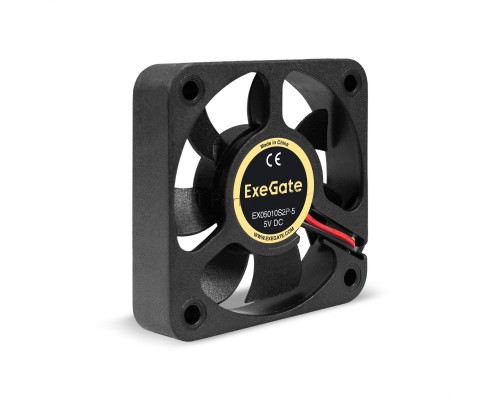 Вентилятор 5В DC ExeGate EX05010S2P-5 (50x50x10 мм, Sleeve bearing (подшипник скольжения), 2pin, 5500RPM, 27dBA)