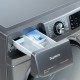 Стиральная машина Бирюса WM-SBM1014/15 M Металлик, загрузка фронтальная 10 кг, 1400 об/мин, класс А+++