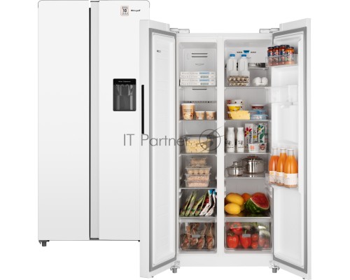 Холодильник Weissgauff WSBS 600 W NoFrost Inverter Water Dispenser Холодильник Weissgauff WSBS 600 W NoFrost Inverter Water Dispenser