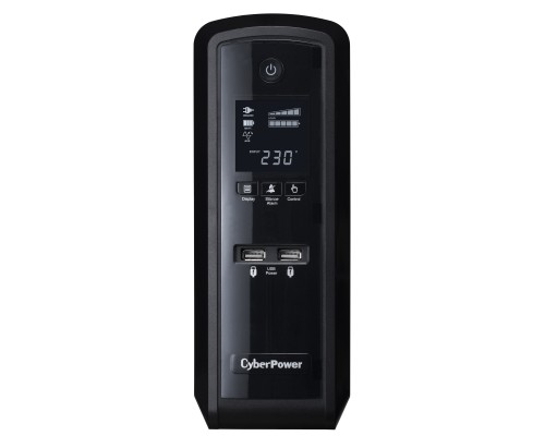 Источник бесперебойного питания CyberPower CP1500EPFCLCD 1500VA/900W USB/RJ11/45 (3+3 EURO)