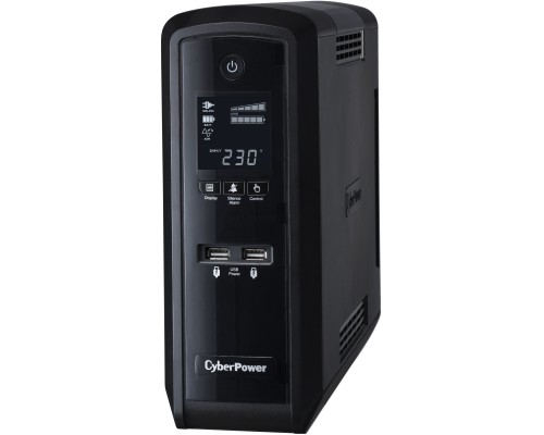 Источник бесперебойного питания CyberPower CP1500EPFCLCD 1500VA/900W USB/RJ11/45 (3+3 EURO)