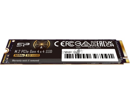 Накопитель SSD Silicon Power PCI-E 4.0 x4 1TB SP01KGBP44US7505 US75 M.2 2280 Накопитель SSD Silicon Power PCI-E 4.0 x4 1TB SP01KGBP44US7505 US75 M.2 2280