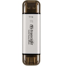 Накопитель SSD Transcend USB-C 1TB TS1TESD310S серебристый USB-A