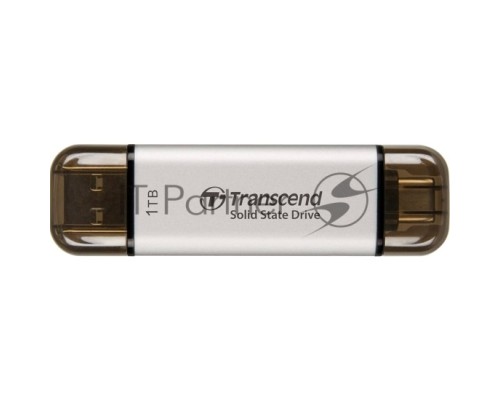 Накопитель SSD Transcend USB-C 1TB TS1TESD310S серебристый USB-A