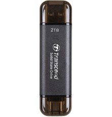 Накопитель SSD Transcend USB-C 2TB TS2TESD310C серый USB-A