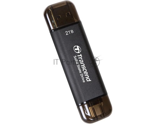 Накопитель SSD Transcend USB-C 2TB TS2TESD310C серый USB-A