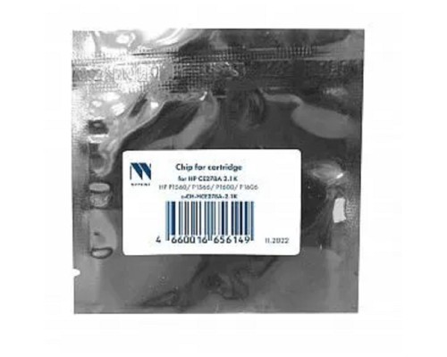 [Расходные материалы] NV Print (NV-CH-HCE278A) Чип  для HP CE278A для HP P1560/P1566/P1600/P1606 (2.1K) 