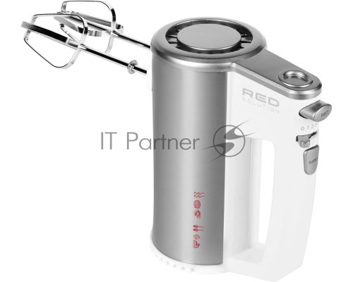 Миксер ручной Red Solution RHM-M2108 500Вт белый/серебристый